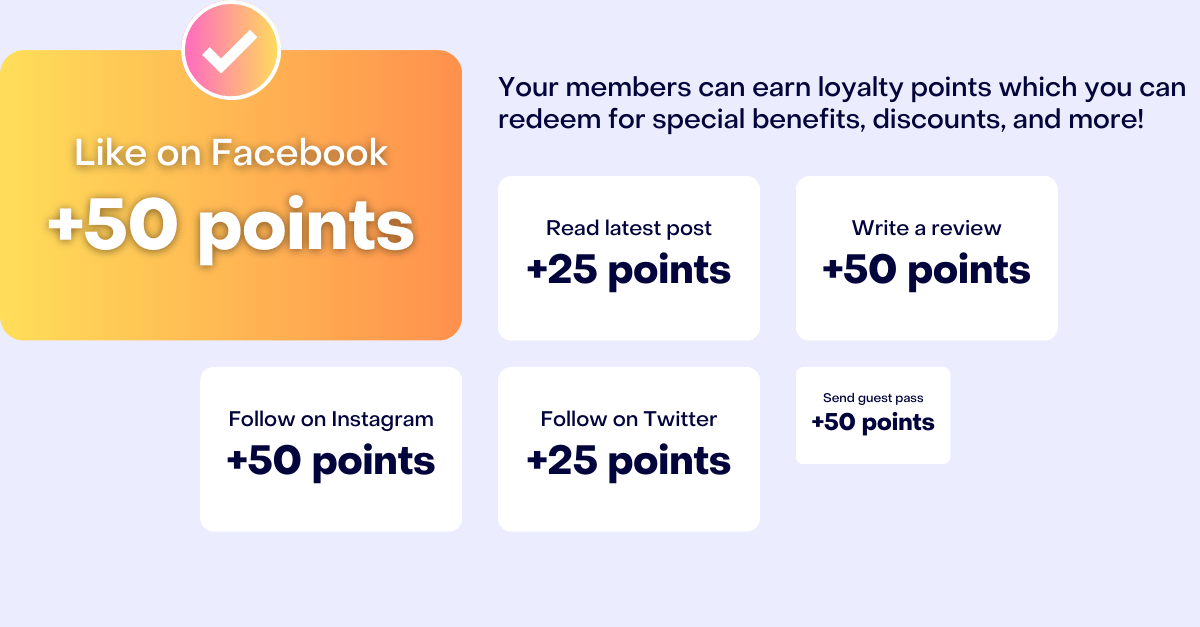 Example of loyalty points